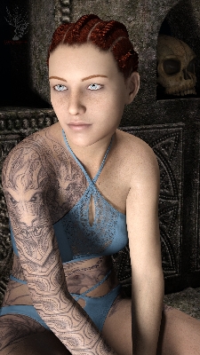 Working on Aerons tattoos.  Hoping everyone is well.