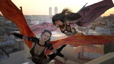 Flying my Drone over Barcelona and captured this image.  Seeing is believing.