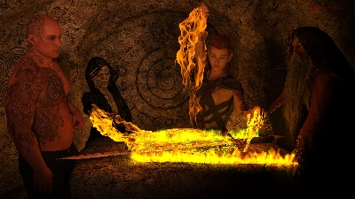 The Forge is an entry in a Sword and Sorcery Fantasy Contest @insta_daz3d and #M ... see more below